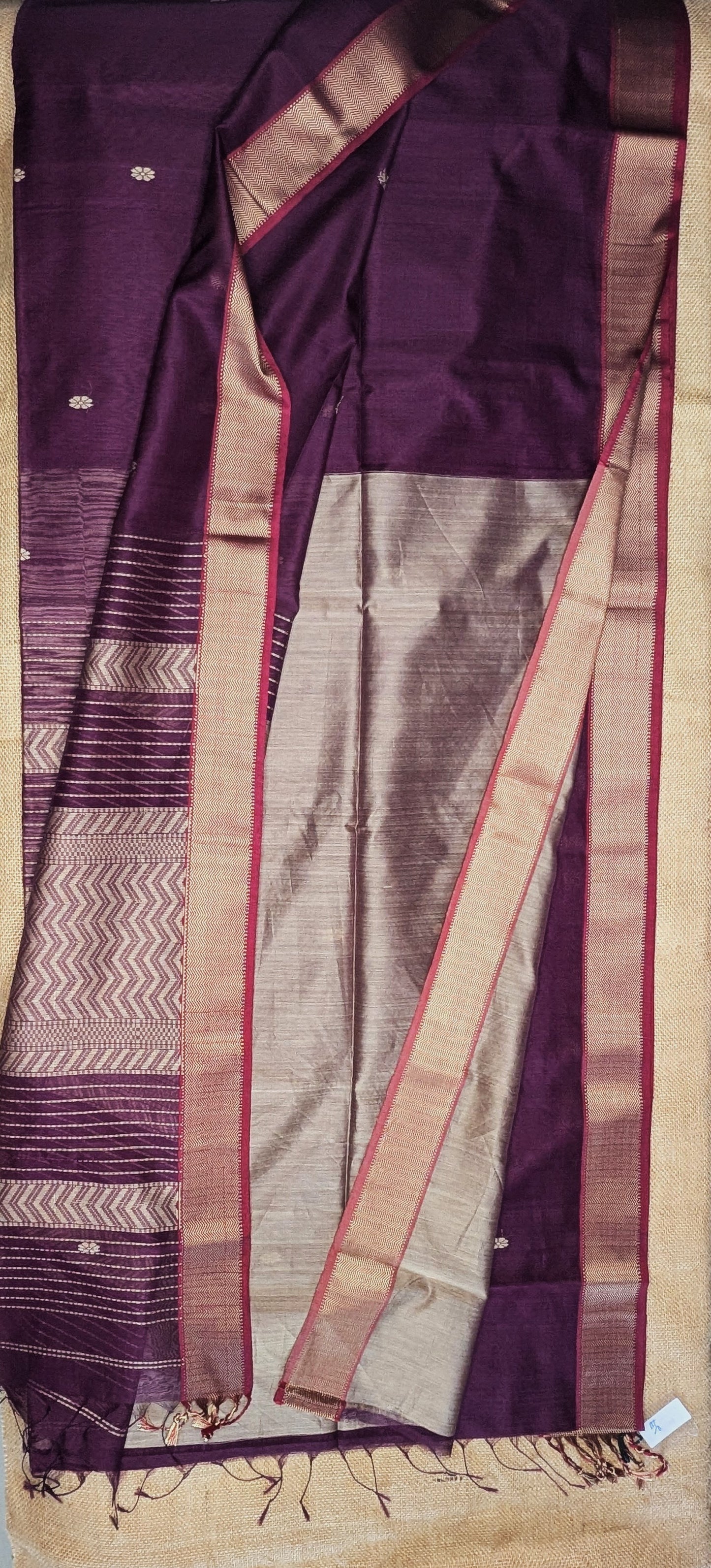 Maheshwari Handloom saree-MAH01-00042-03-PRL