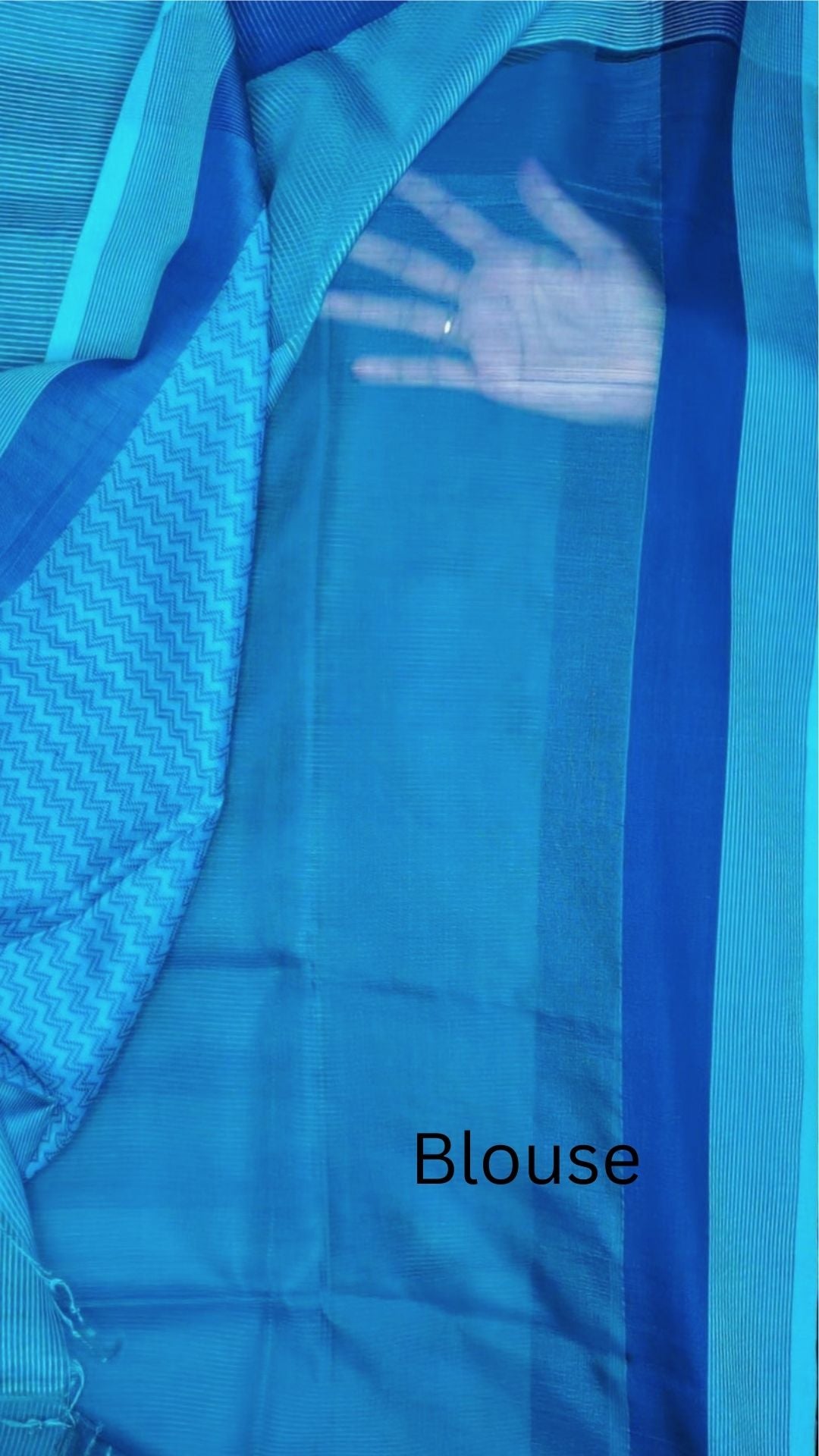 Maheshwari Handloom saree-MAH01-00078-01-SKY