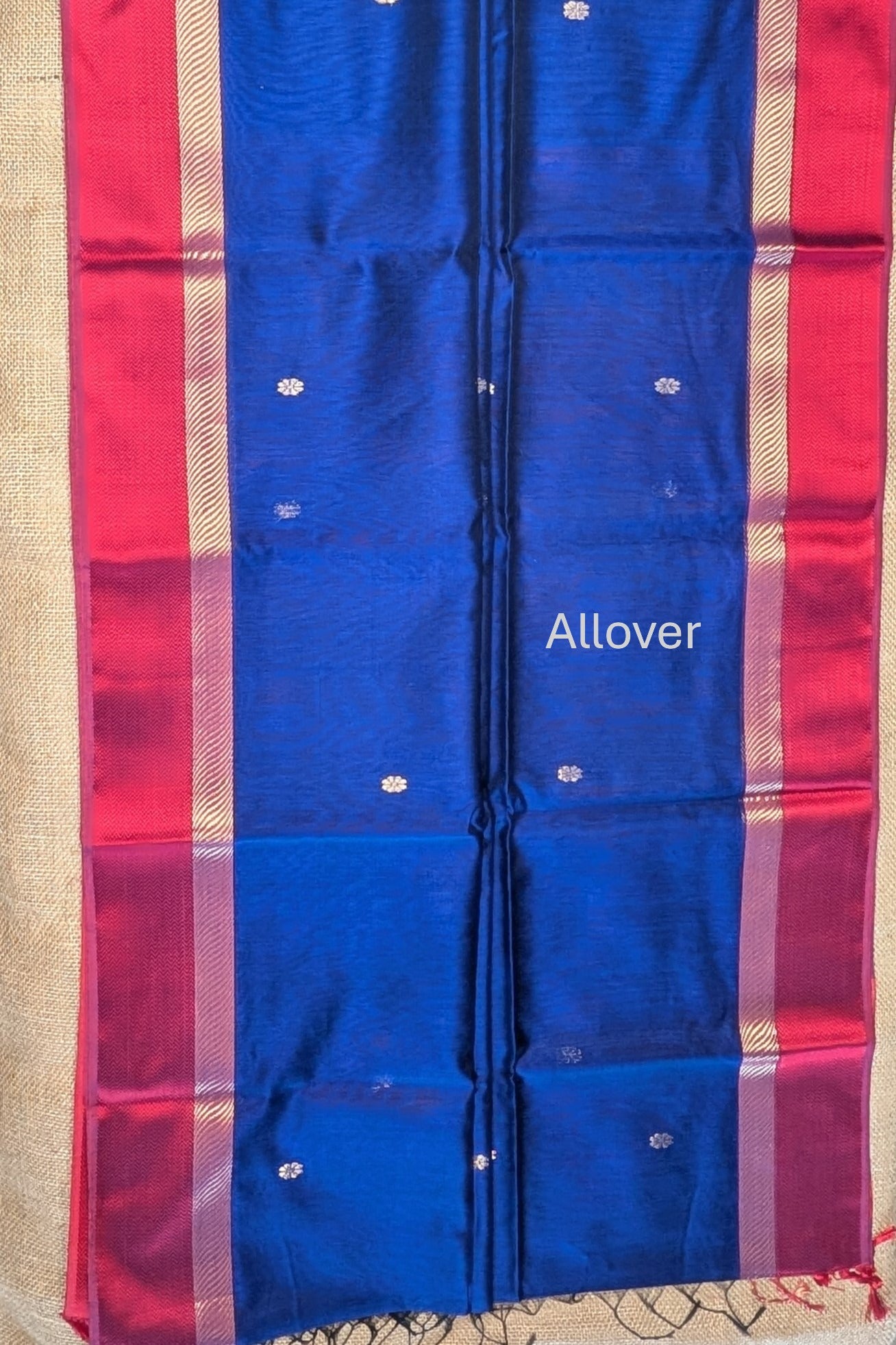 Maheshwari Handloom saree-MAH01-00164-02-BLU