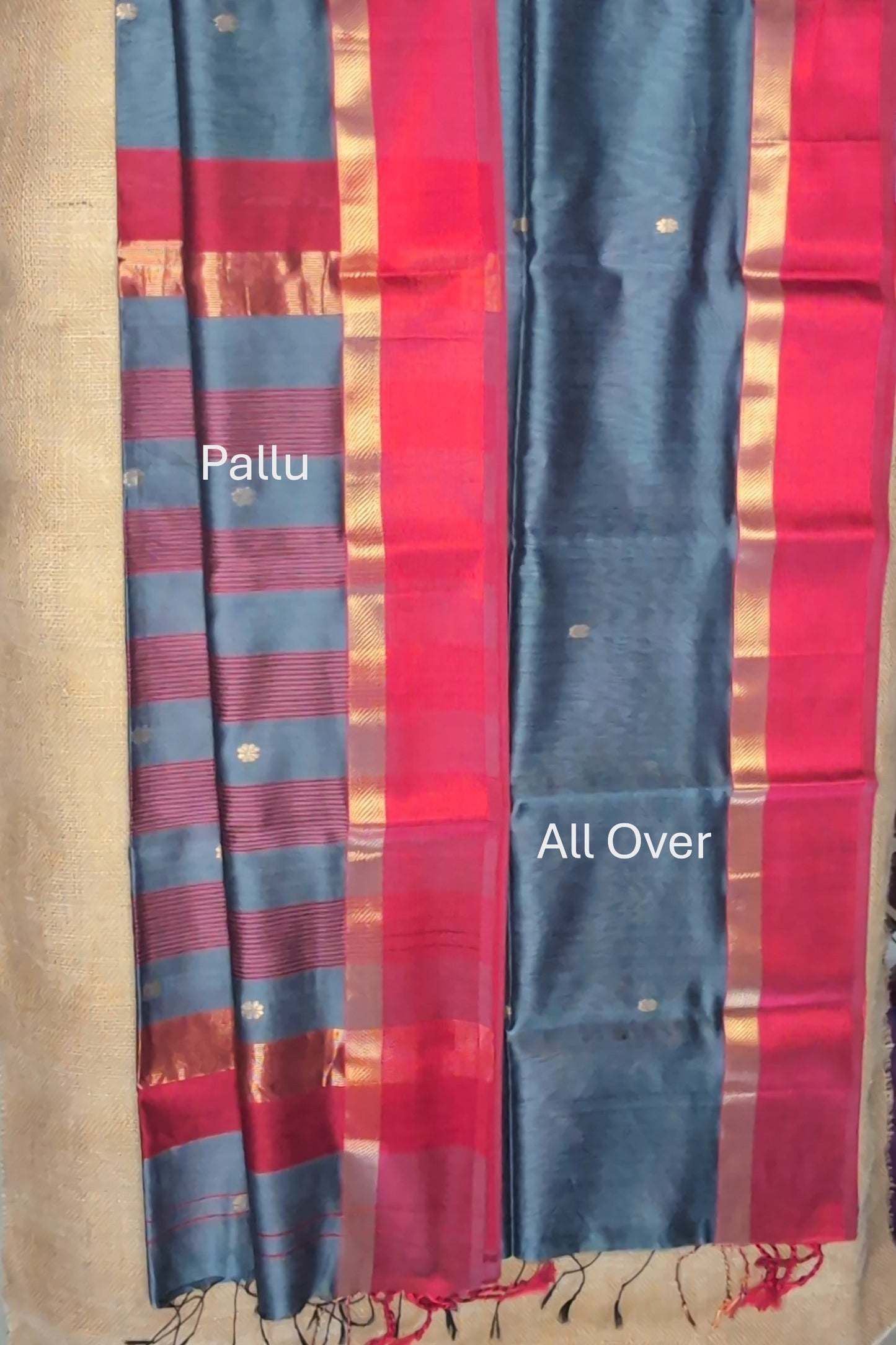Maheshwari Handloom saree-MAH01-00164-03-GRY