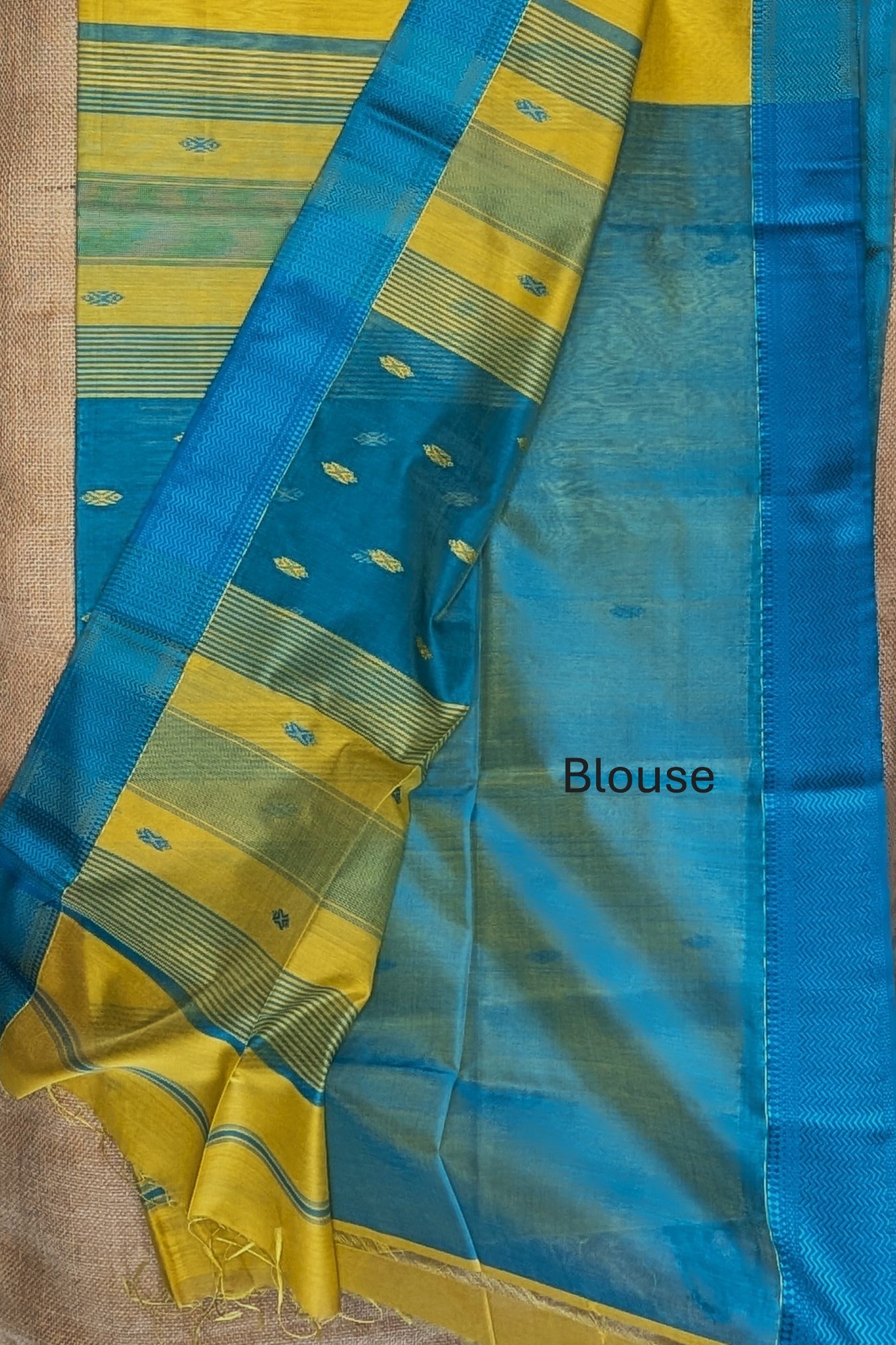Maheshwari Handloom saree-MAH01-00266-01-YLW