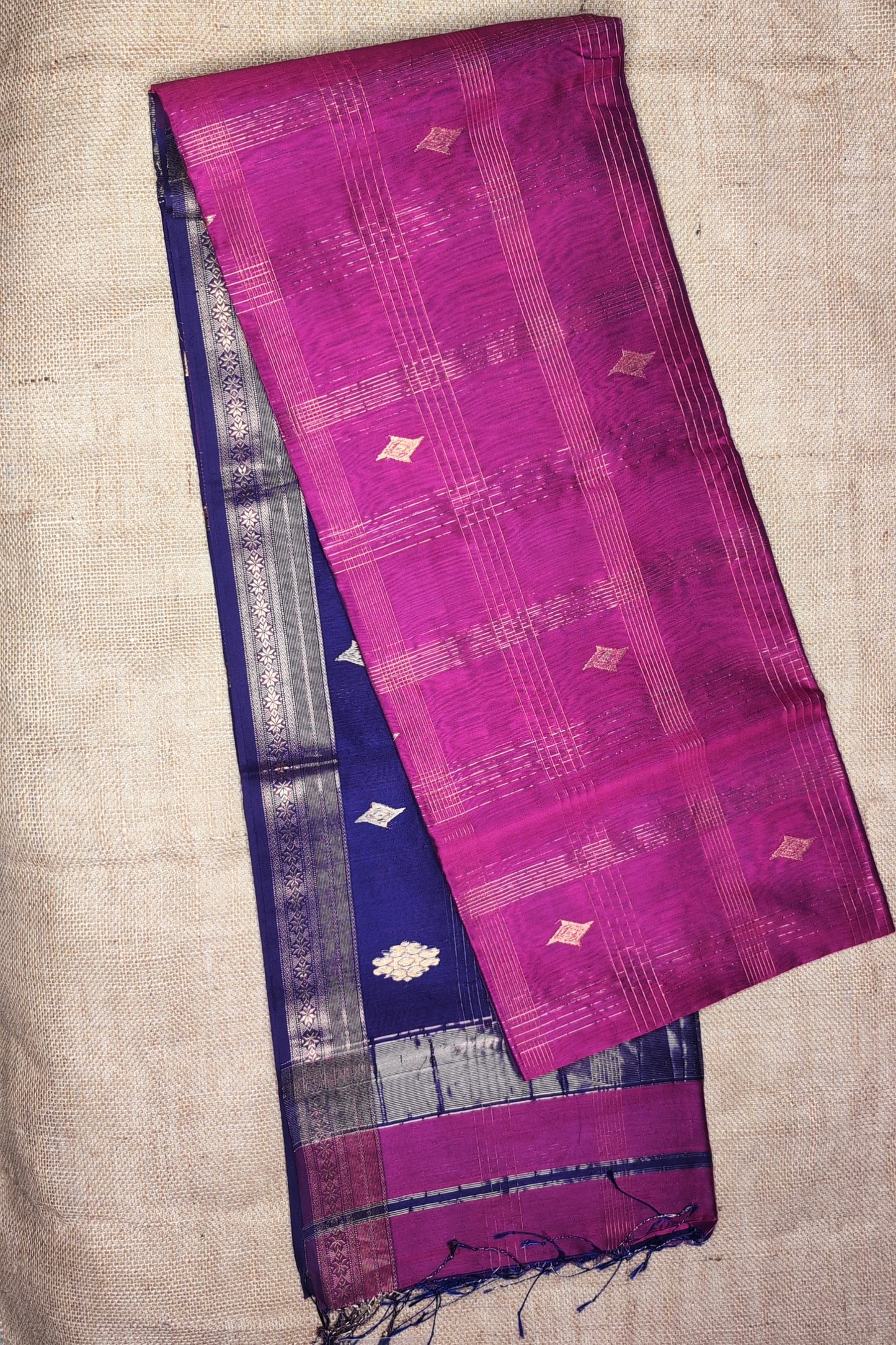 Maheshwari Handloom saree-MAH01-00220-01-MGT