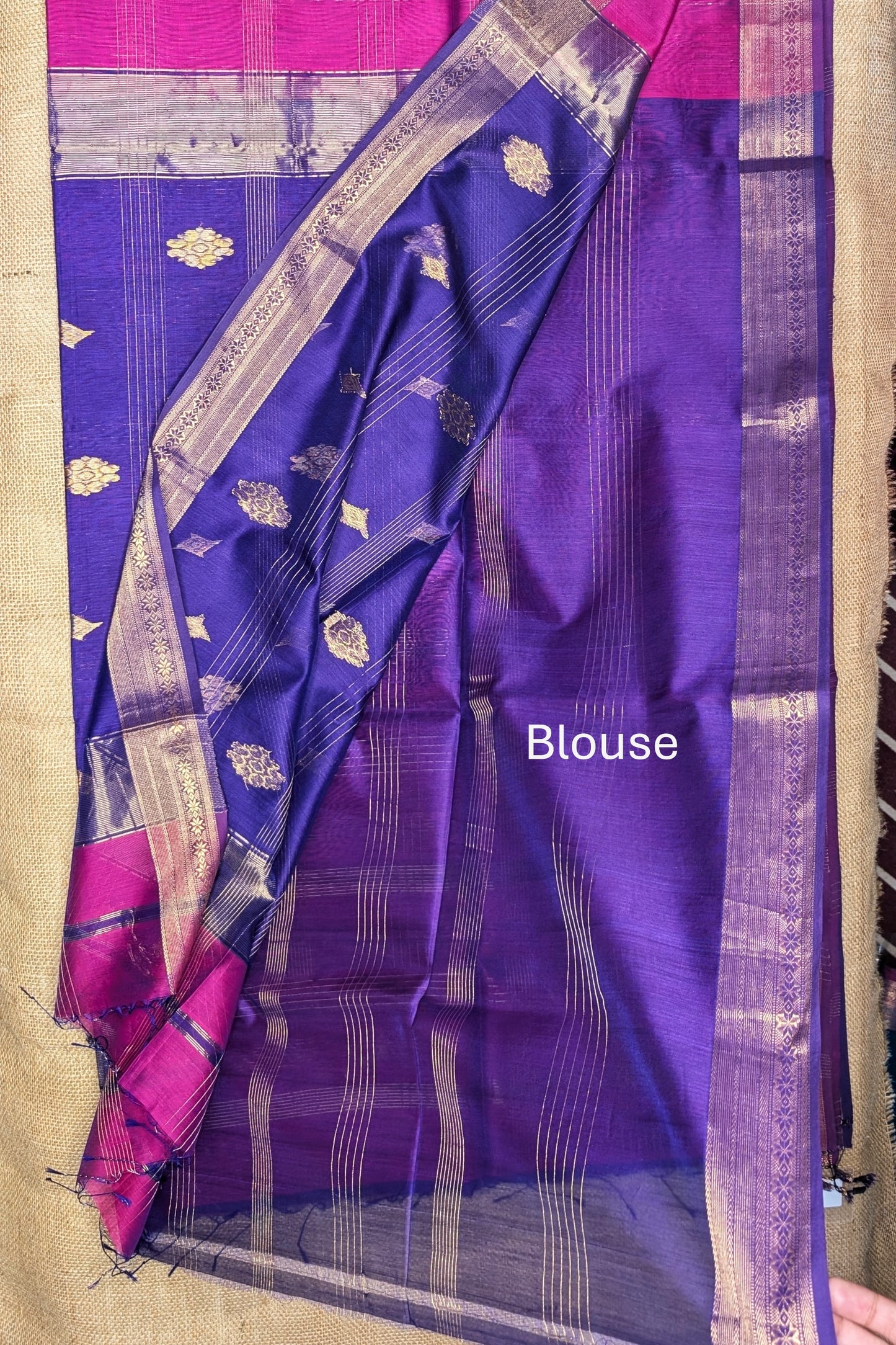 Maheshwari Handloom saree-MAH01-00220-01-MGT