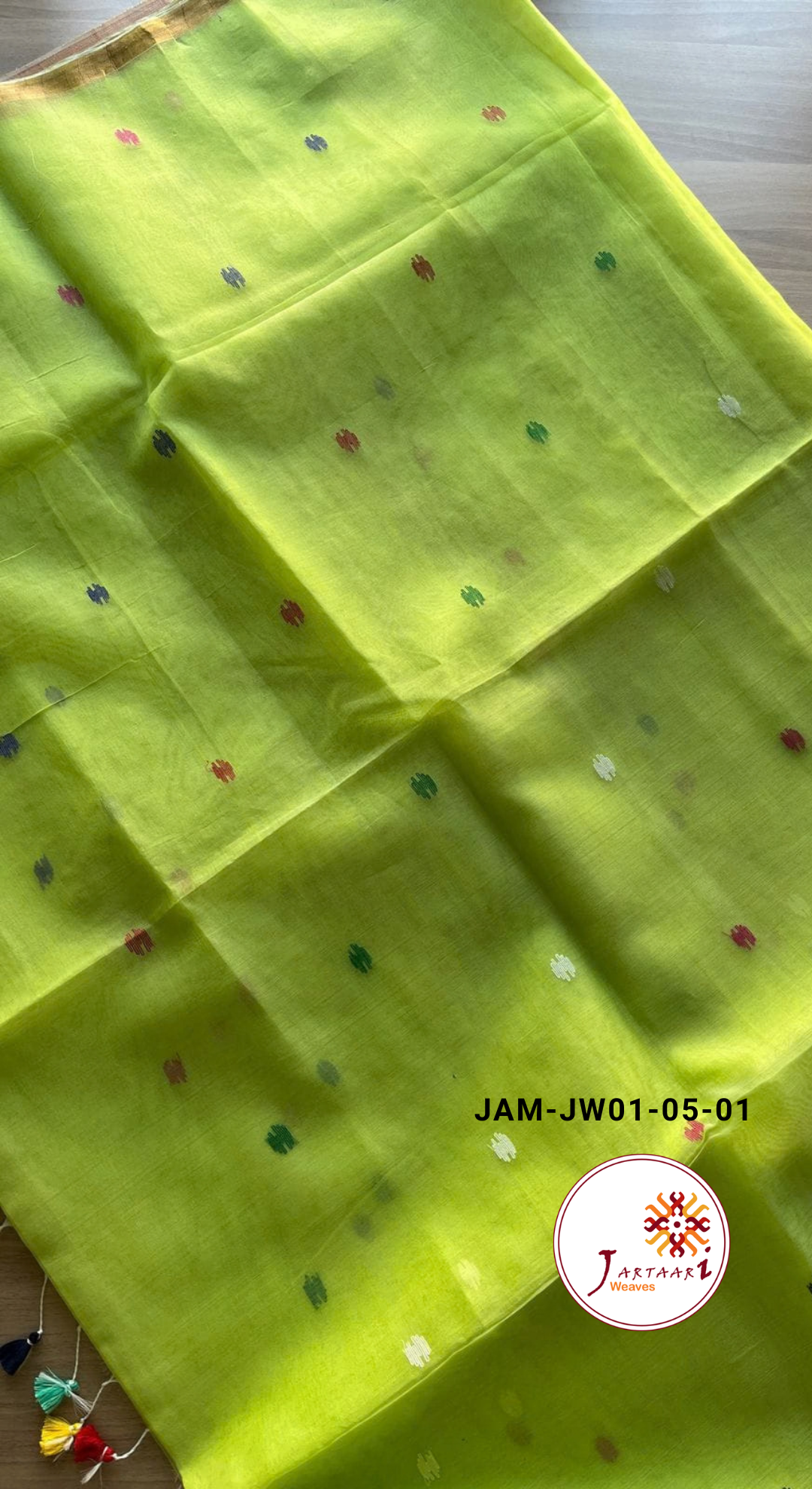 Resham Muslin Jamdani saree