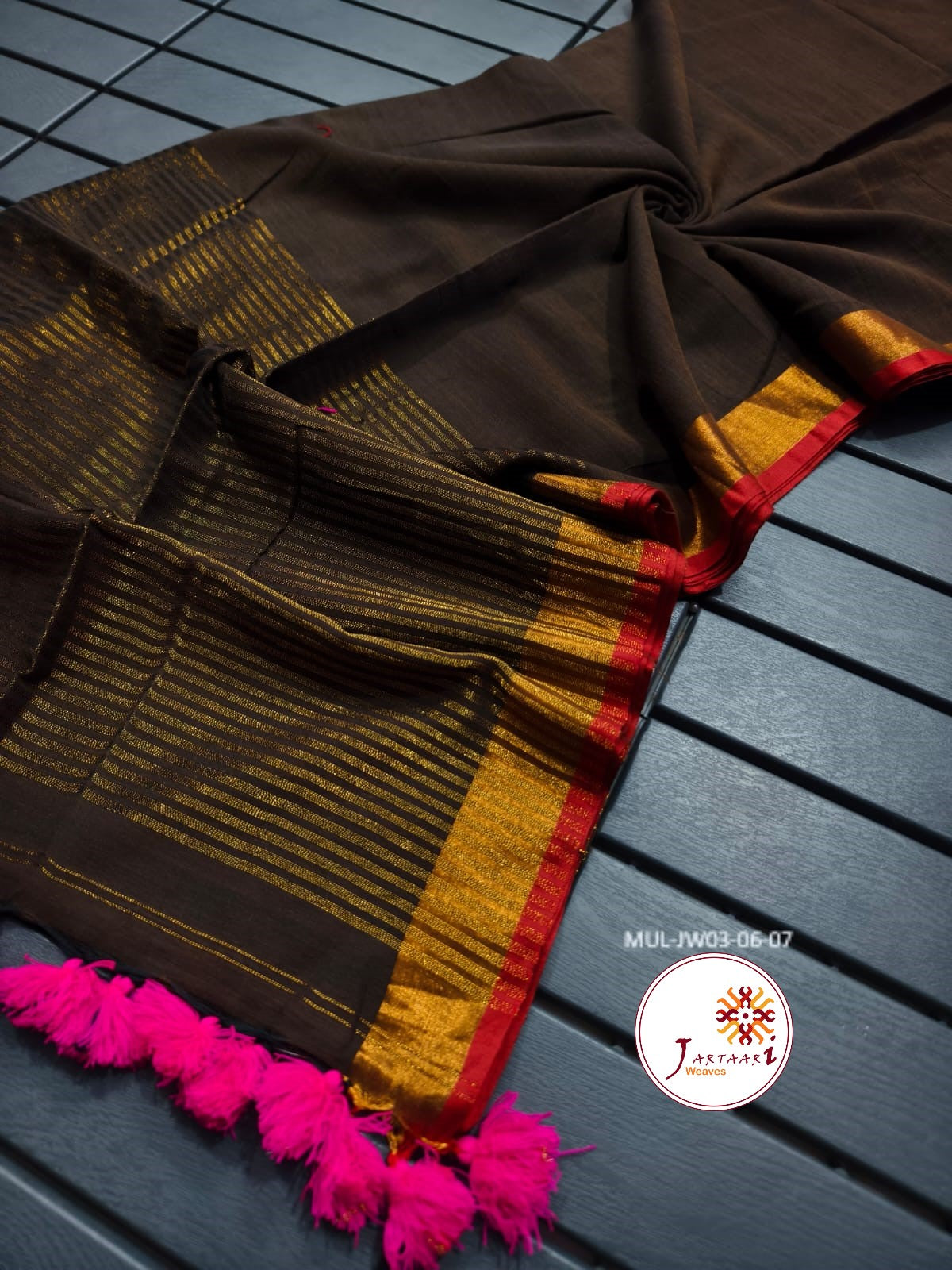 Mul Cotton Handloom Saree