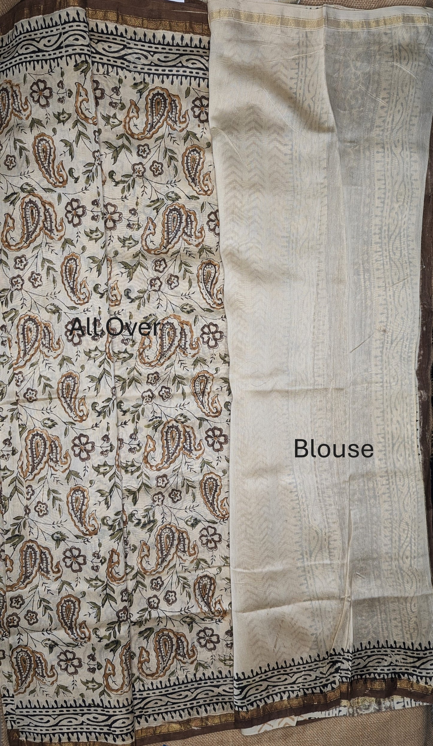 Maheshwari Handloom saree-MAH01-00122-02-BRN