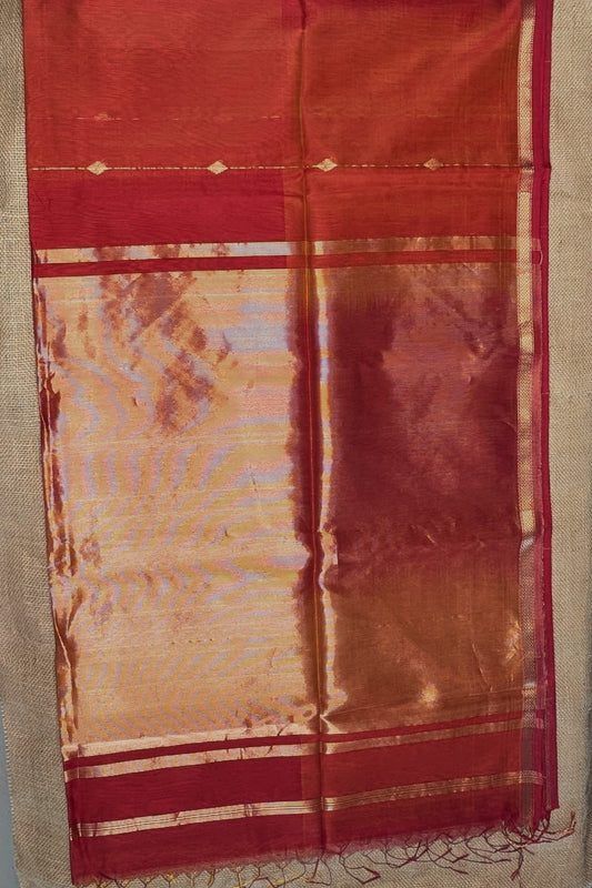 Maheshwari Handloom saree-MAH01-00290-02-ORG