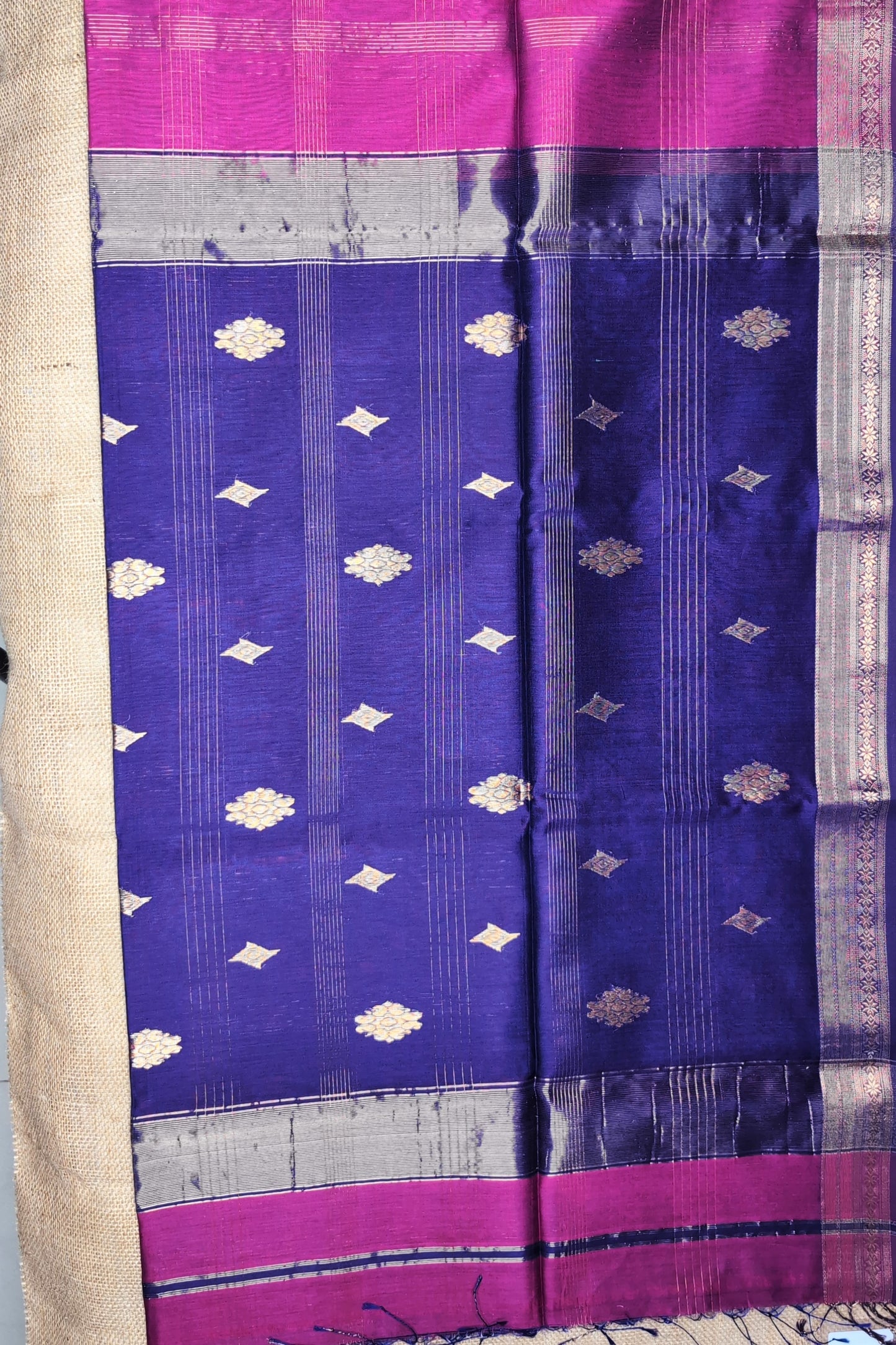 Maheshwari Handloom saree-MAH01-00220-01-MGT