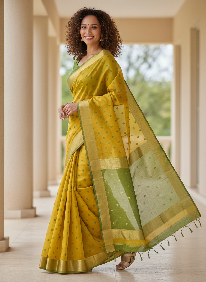 Maheshwari Handloom saree-MAH01-00156-02-MTD